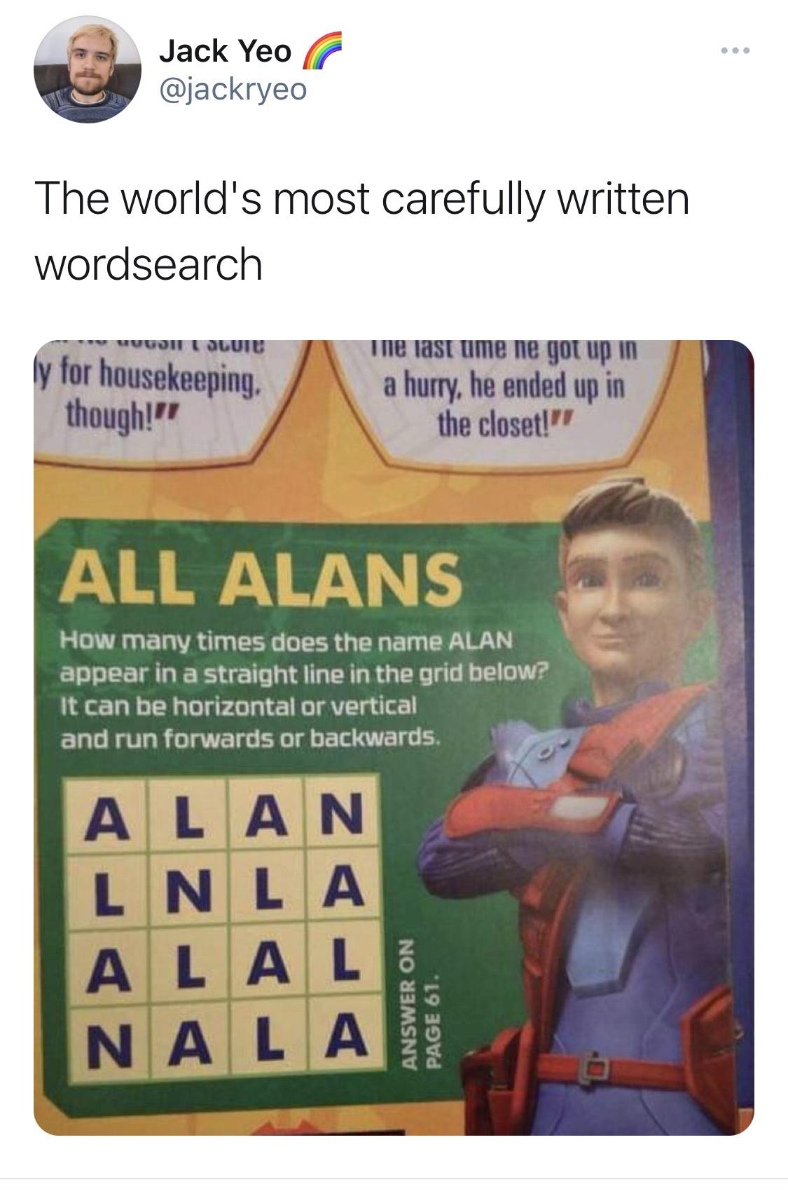 The world&rsquo;s most carefully written word search