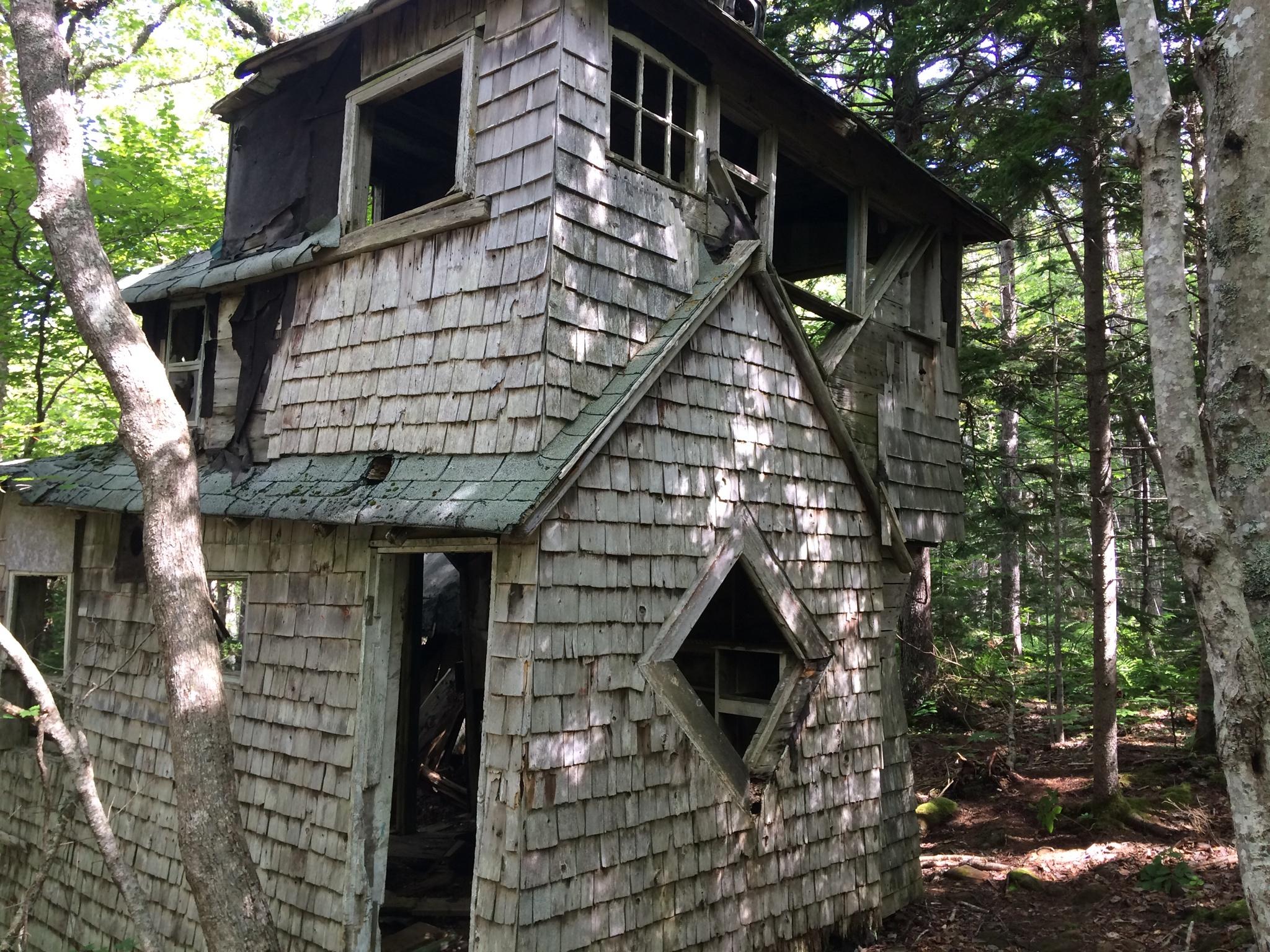 Abandoned hippie houses hiding in the woods