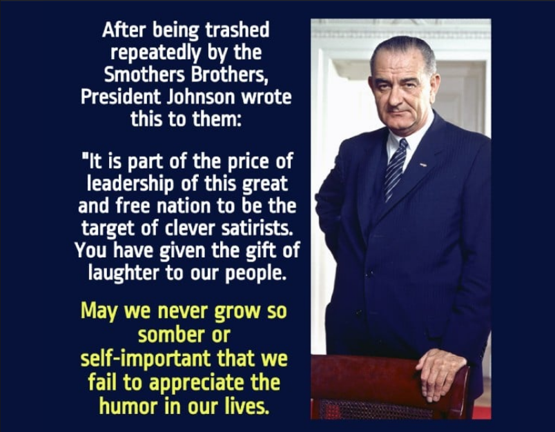 He was the real deal.&nbsp; His time in office was tainted by the war to keep the world safe for Standard Oil.&nbsp; (Vietnam)