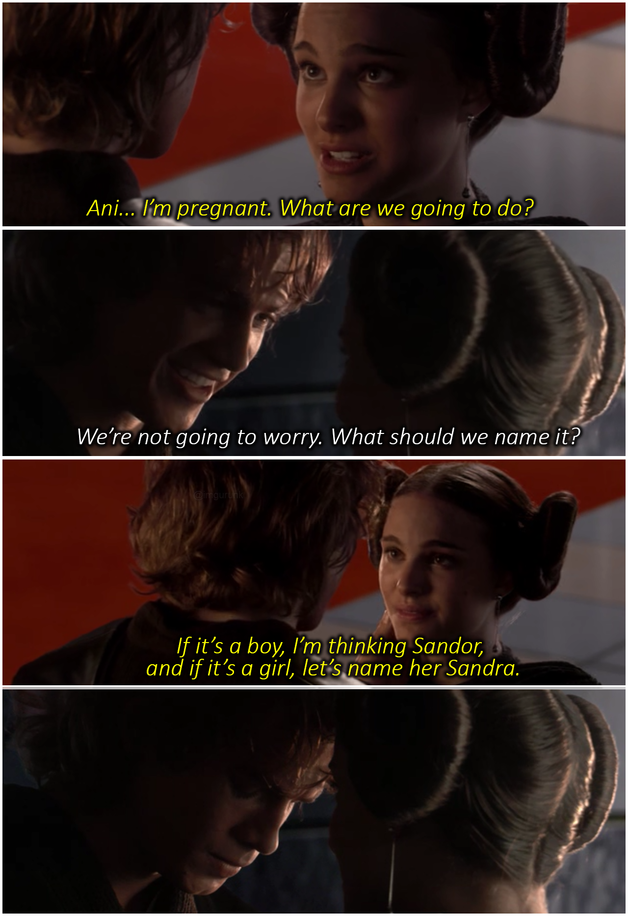 "It's over, Padm&eacute;. I have the divorce lawyer."