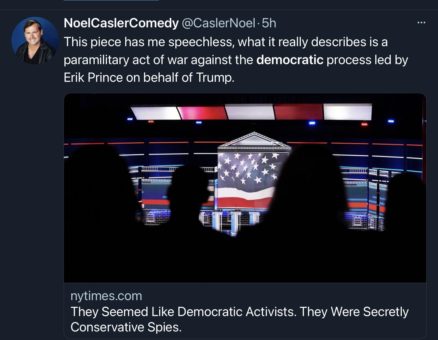 Shocking! Filthy political espionage!