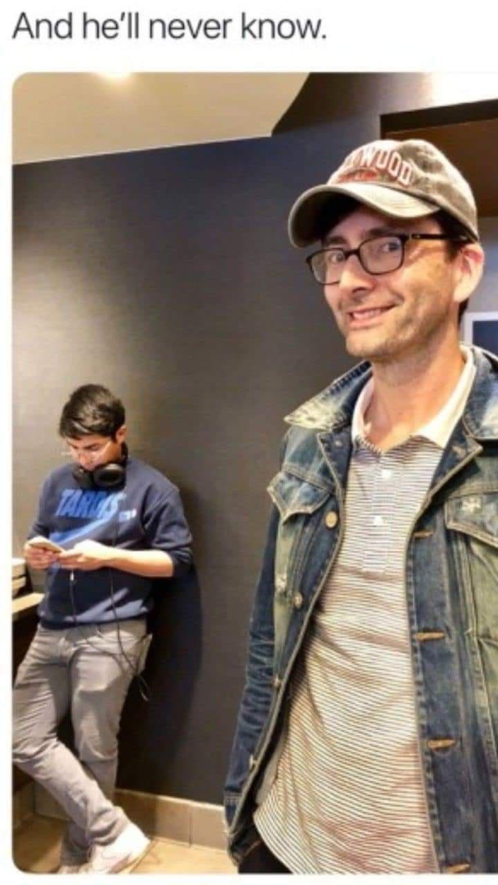 David Tennant, ladies and gentlemen.