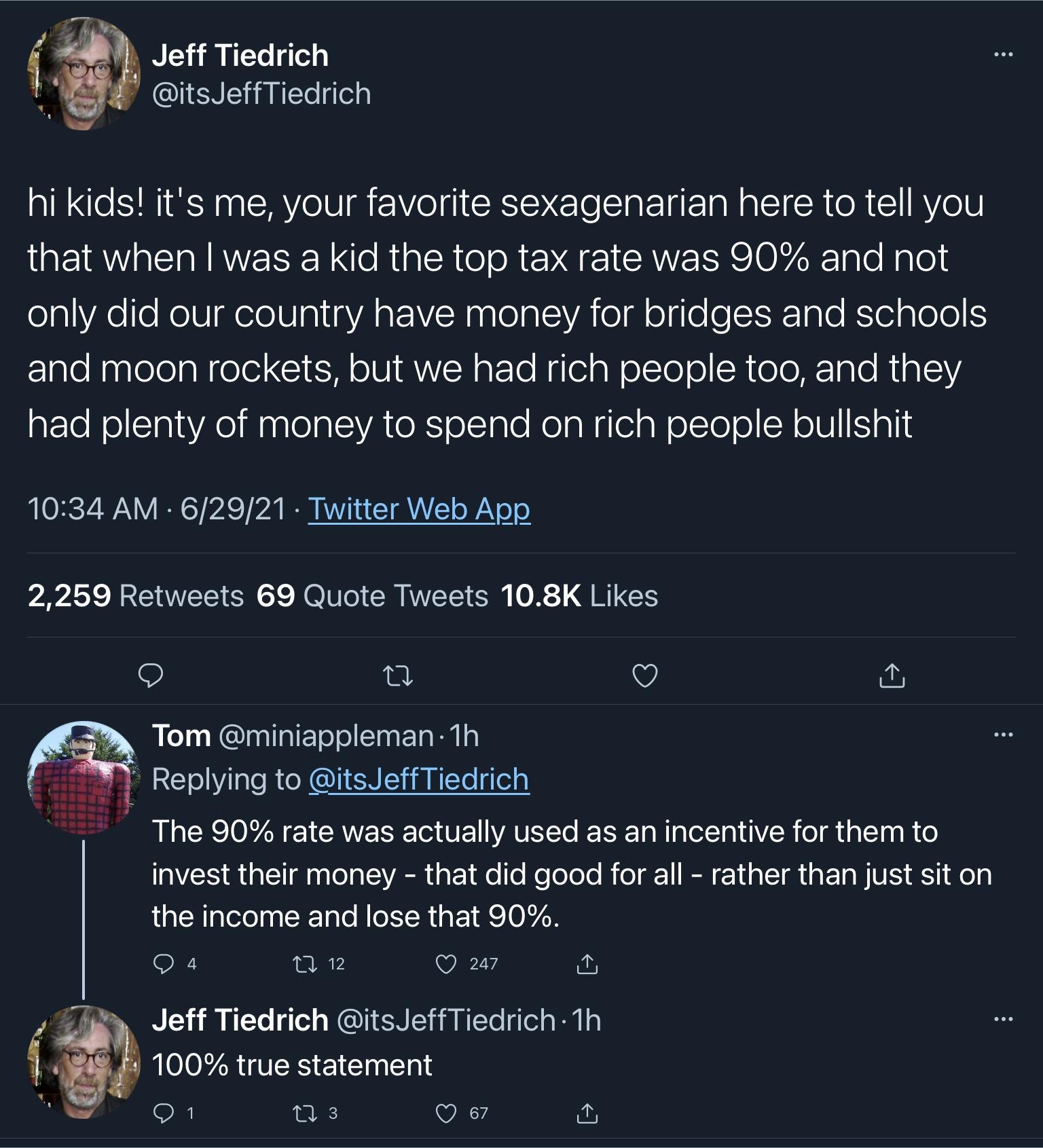 Remember￼ when taxes were working for America? Insert &ldquo;Pepperidge Farm remembers&rdquo; meme for Jeff!