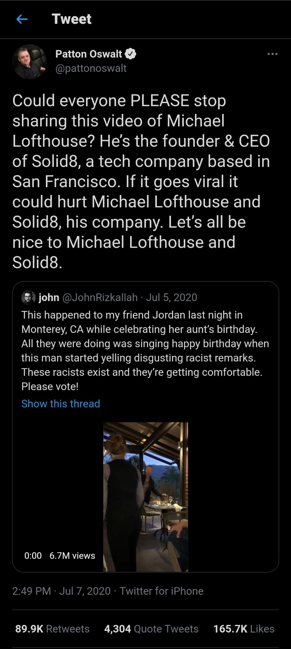 Let's not forget Michael Lofthouse